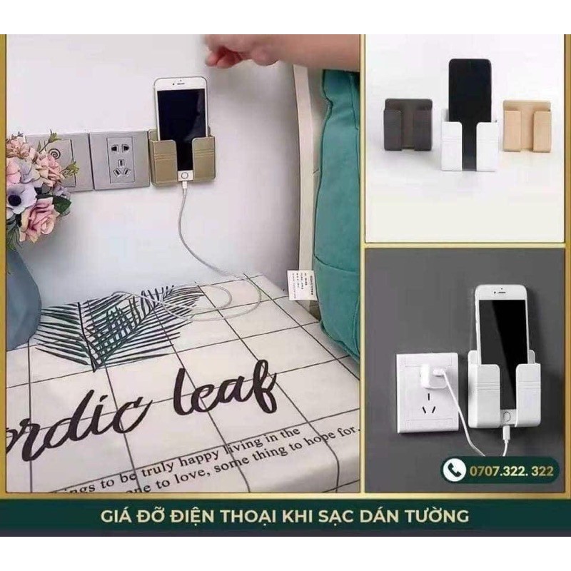 Giá đỡ điện thoại gắn tường