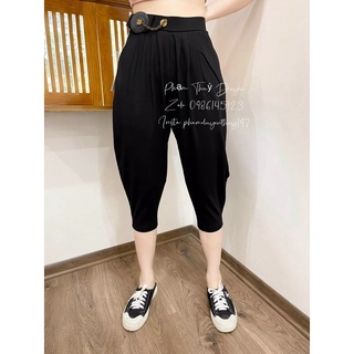 Quần baggy bom co giãn