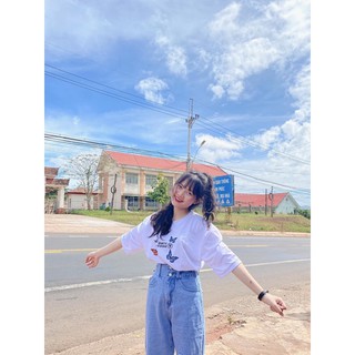 🌀Baggy Jeans 2 Nút Rách X