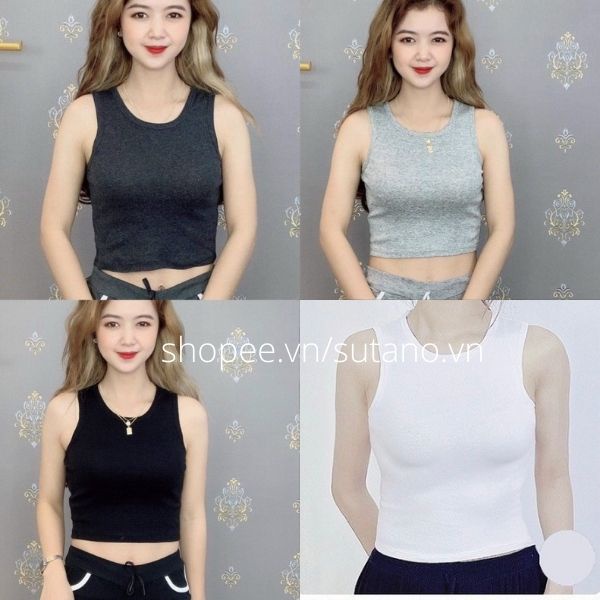 Áo ba lỗ nữ chất đẹp co giãn,áo tập thể thao mùa hè A233 SUTANO