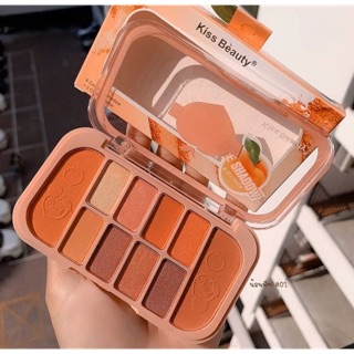 Phấn mắt Peach 10 ô KissBeauty Thái Lan