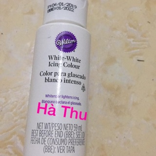 Màu trắng wilton 59ml