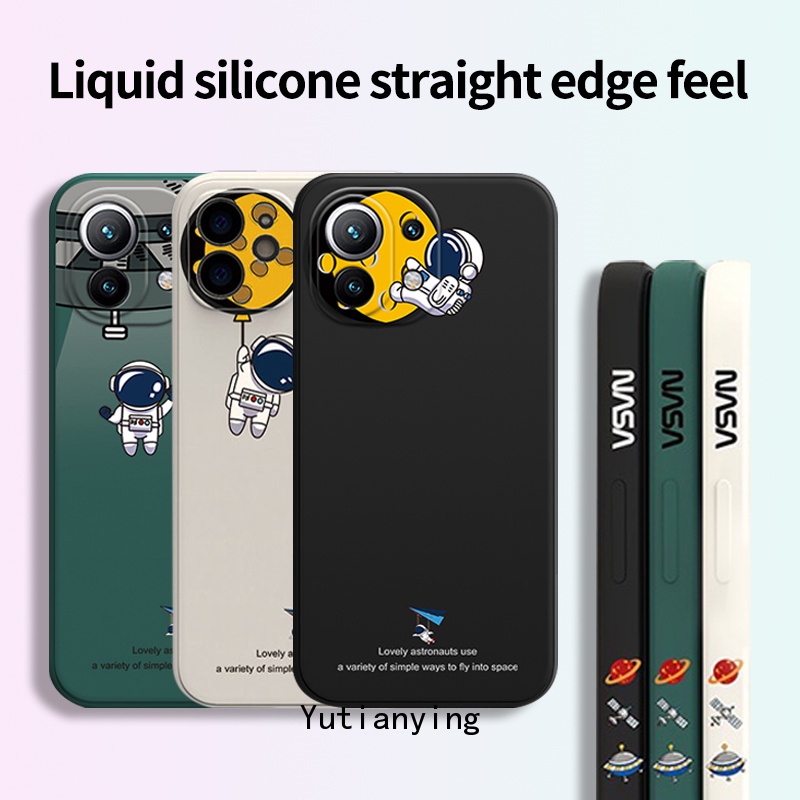 Ốp điện thoại TPU dẻo in phi hành gia hoạt hình Xiaomi Poco X3 Nfc X3 Pro M3 Redmi 10 9 9A 9T 9C Nfc Redmi Note10 10S 10Pro Max Note9 Note8
