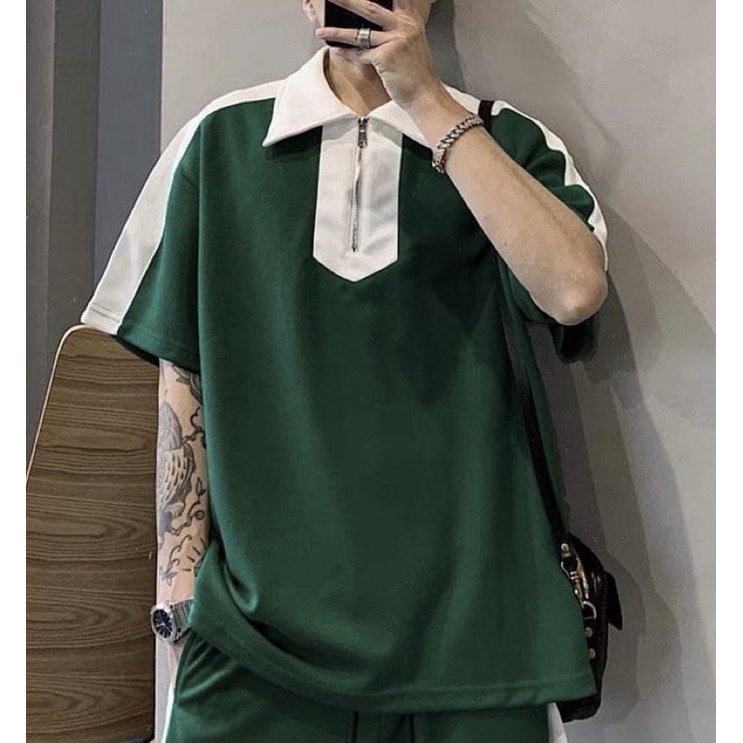 Áo Thun Polo LOHA Phông Tay Lỡ Uniex Nam Nữ Form Rộng Local Brand