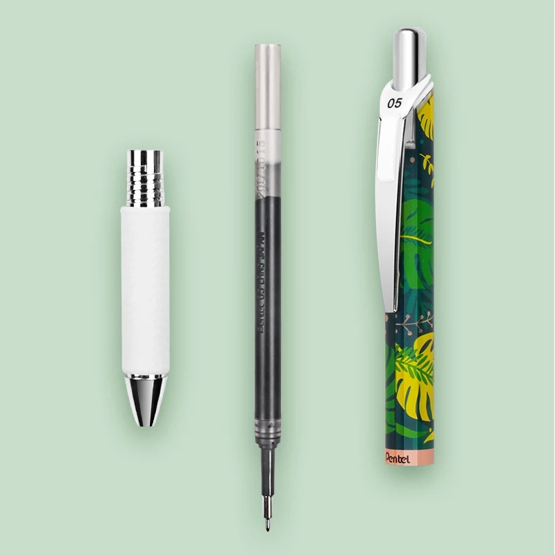 Bút gel Pentel energel Kawaii BLN75KW, viết mực xanh nét bút 0.5mm- Chính hãng