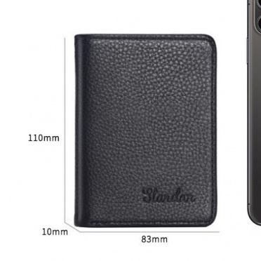 Ví nhỏ siêu mỏng nam ngắn dọc ví nam thanh niên sinh viên chống tẩy mỡ ngăn đựng thẻ mini bao da bằng lái xe của nam