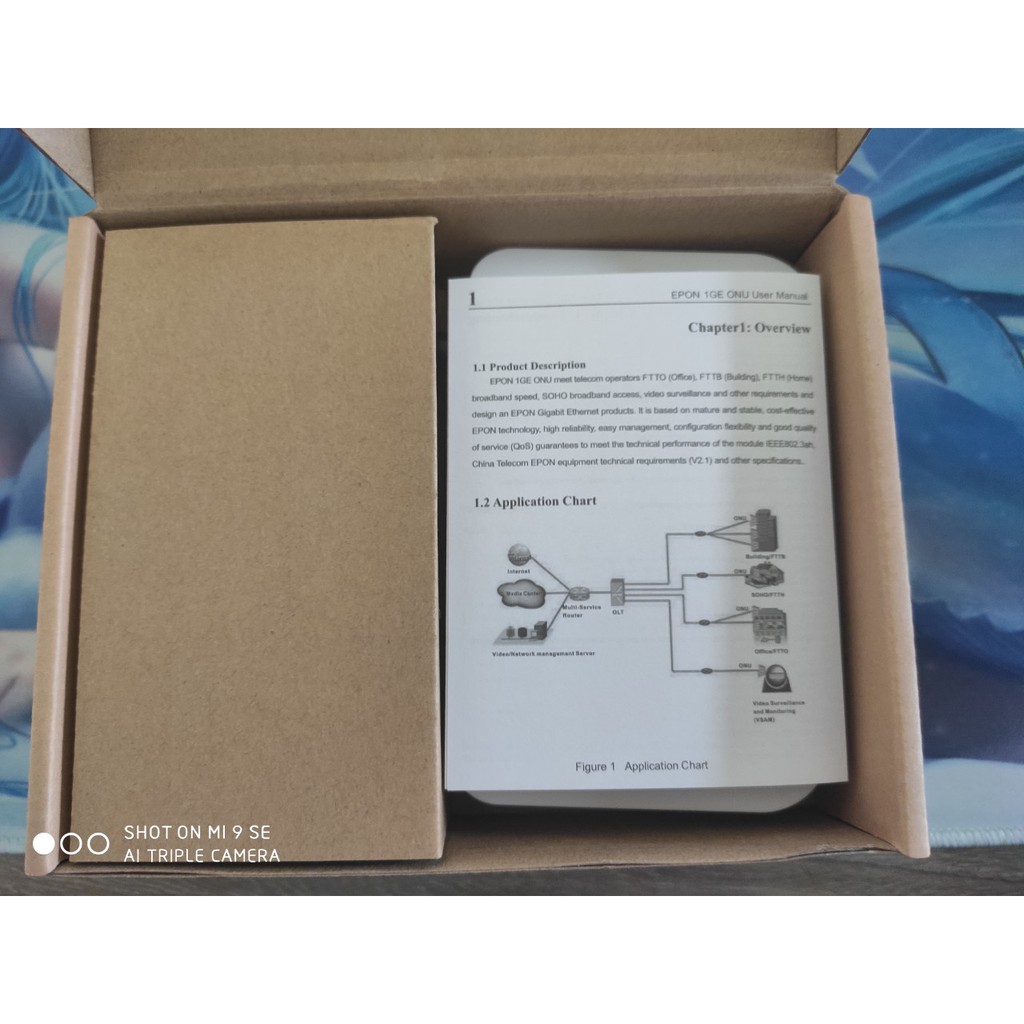 HA401GS CÓ 1 J45 port GE ONU epon onu  là một sản phẩm Ethernet bằng nhựa, với cổng 10 , 100 , 1000BASE  TX