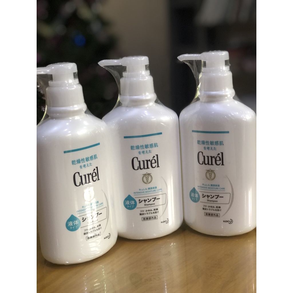 Dầu Gội giảm gàu, ngứa da đầu Curel  - Kao nội địa Nhật 420ml