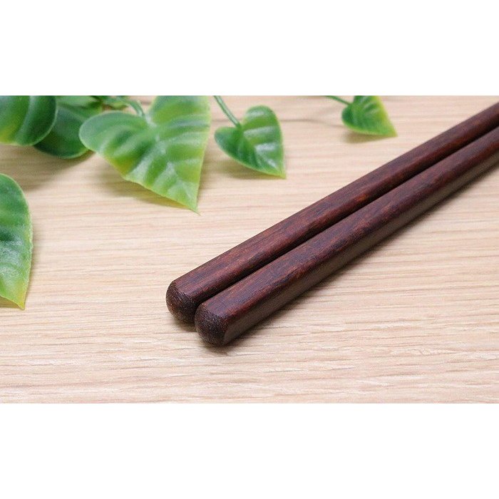 Bộ 5 đôi đũa gỗ cao cấp sang trọng màu nâu 23cm Nội địa Nhật Bản