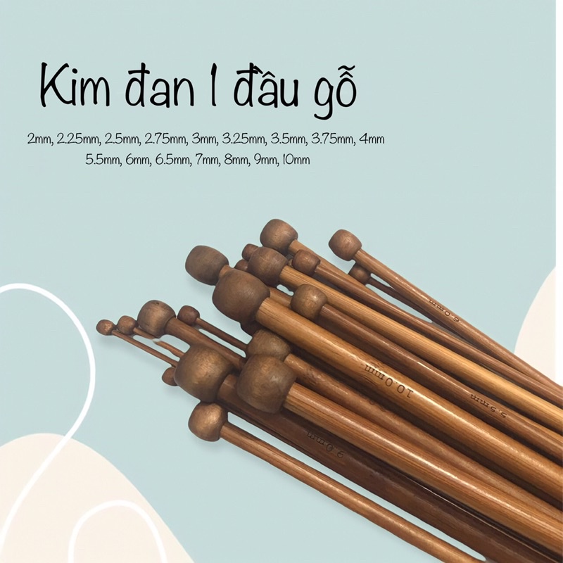 Kim đan 1 đầu gỗ dài 35cm