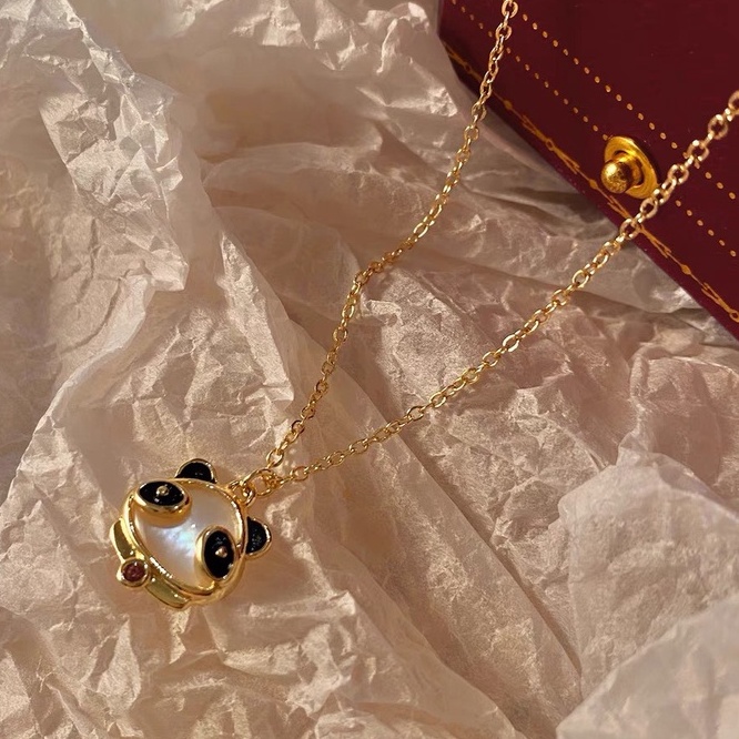 Dây chuyền bạc 925 mặt hình gấu trúc xinh xắn dáng yêu Bemery Accessoríes