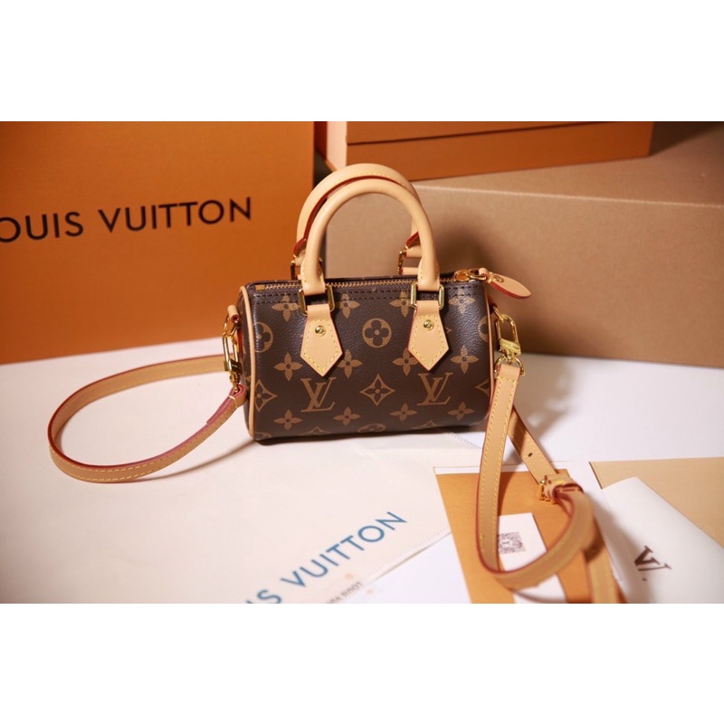 Túi trống LV mini Speedy nano super