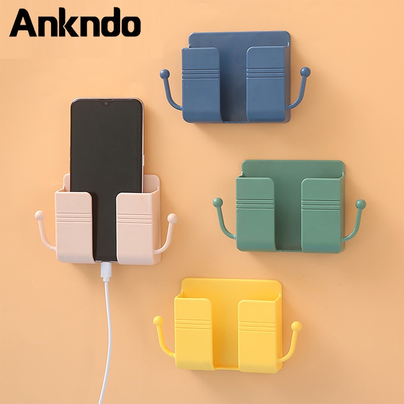 Giá đỡ điện thoại ANKNDO dán tường 5 màu tùy chọn tiện lợi