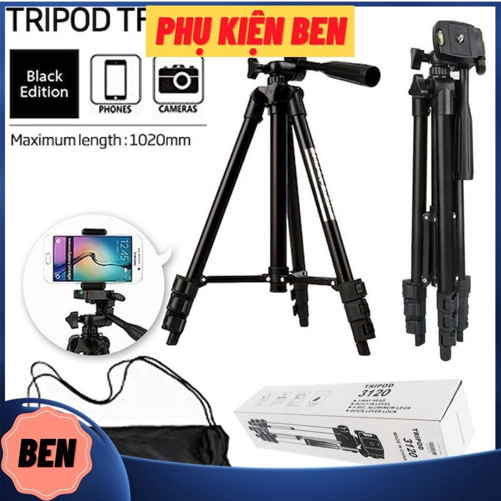 Gậy Livestream - Chụp Ảnh 3 Chân Cực Hot - Tripod 3120