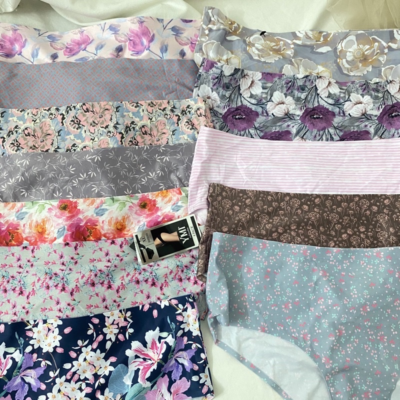 Combo 10 quần lót nữ su đúc nguyên mông nửa mông nhiều mẫu thoải mái kháng khuẩn cao cấp các hãng