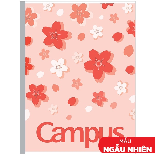 Vở Sakura A5 4 Ly Ngang 200 Trang ĐL 70g/m2 - Campus NB-ASKR200 (Mẫu Màu Giao Ngẫu Nhiên)
