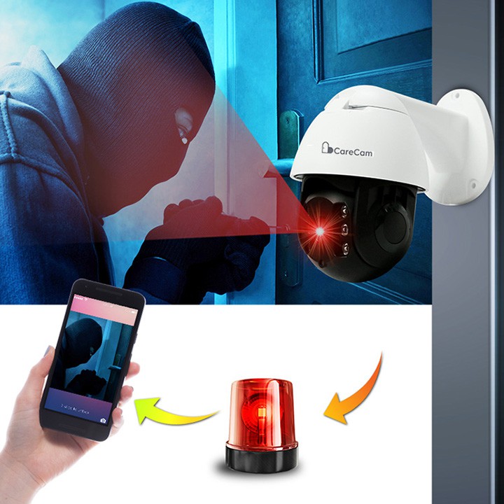 [FREESHIP⚡️ SIÊU SALE]Camera WIFI Ngoài trời PTZ FULL HD 1080P Xoay 360* - Ban đêm có màu | BigBuy360 - bigbuy360.vn