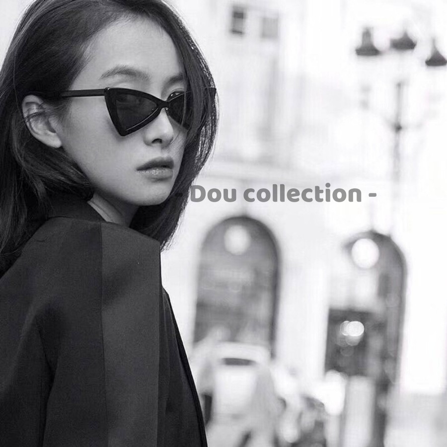 [Nowship2h] Kính Mát (Kính Râm) Cao Cấp Mắt Mèo Hình Nơ Retro Gọng Nhựa Phong Cách Châu Âu &amp; Mỹ - Carl Fitow - Mã MK020