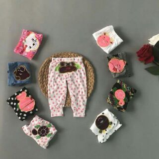 Combo 4 Quần mông thú chất porzip cho bé