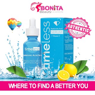 Serum Dưỡng Ẩm & Làm Sáng Da Timeless Hyaluronic Acid Vitamin C Serum