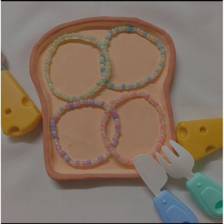 Vòng Đeo Tay Chuỗi Hạt Màu Pastel Ngọt Ngào
