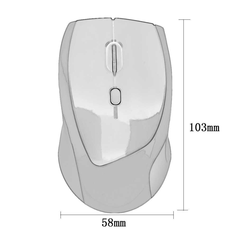 Chuột quang không dây 2.4Ghz 6 nút 800 DPI