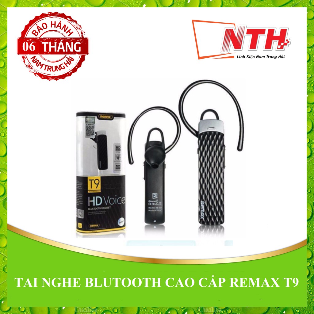 [TẶNG BÓP ĐỰNG TAI NGHE] TAI NGHE NHÉT TAI BLUETOOTH REMAX T9