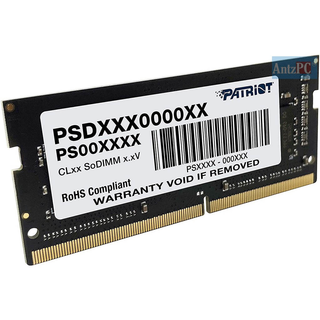 RAM Laptop Patriot DDR4 16GB  bus 2400 2666  MHz (1x16GB) SODIMM - FULLBOX NGUYÊN SEAL - BH 36T