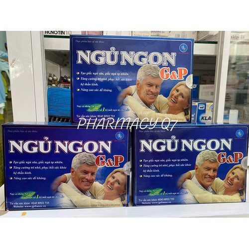 Hỗ Trợ ngủ ngon tăng cường trí nhớ G&amp;P