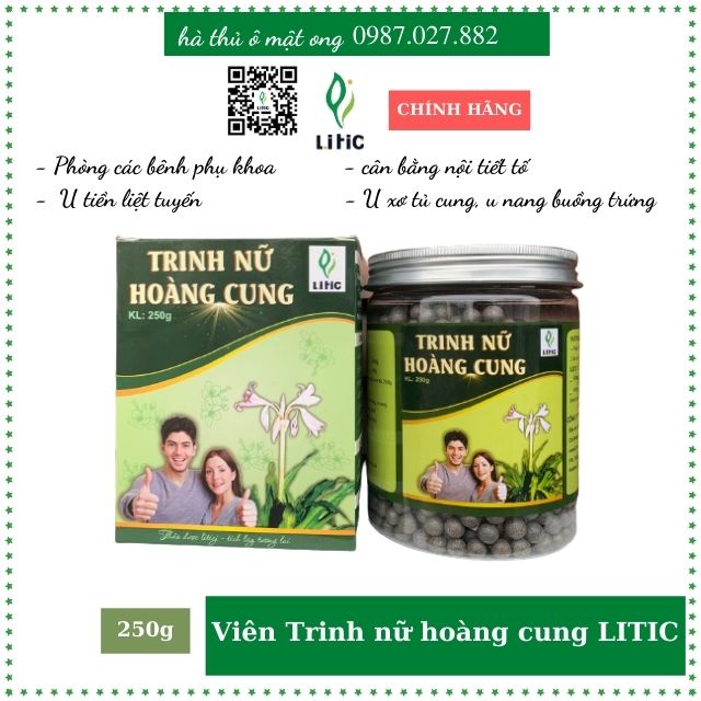 Trinh nữ hoàng cung phòng u xơ tử cung, u nang buồng trứng, tiền liệt tuyến LITICTNHC250