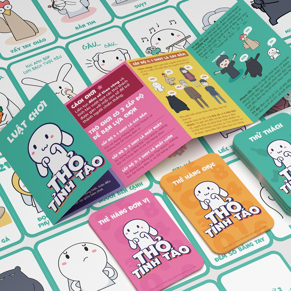 Boardgame Thỏ Tỉnh Táo