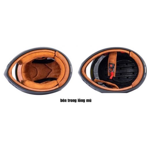 ĐỒ PHƯỢT- DU LỊCH Mũ bảo hiểm Fullface Bulldog Dogo Classic