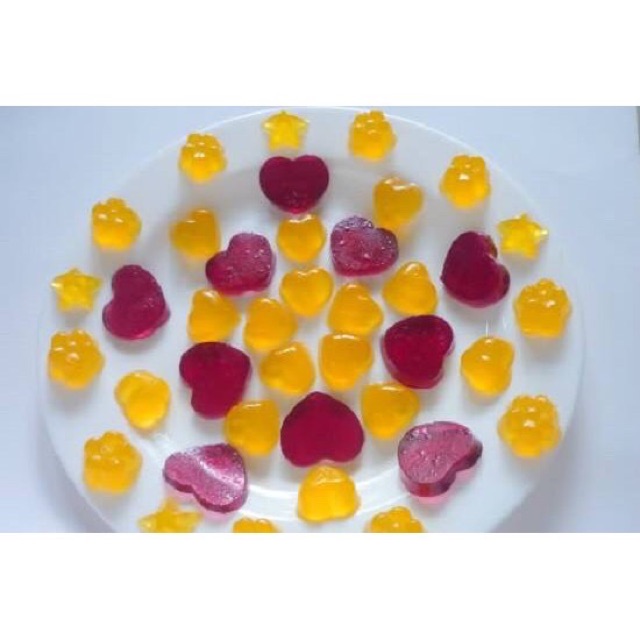 Gelatine/ Gelatin lá ( 1 lá) làm pudding rau câu