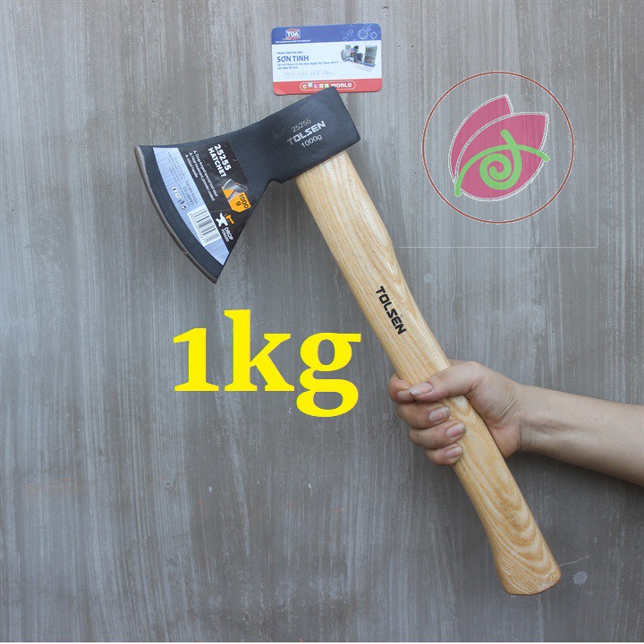 Rìu cán gỗ 1 kg Tolsen 25255