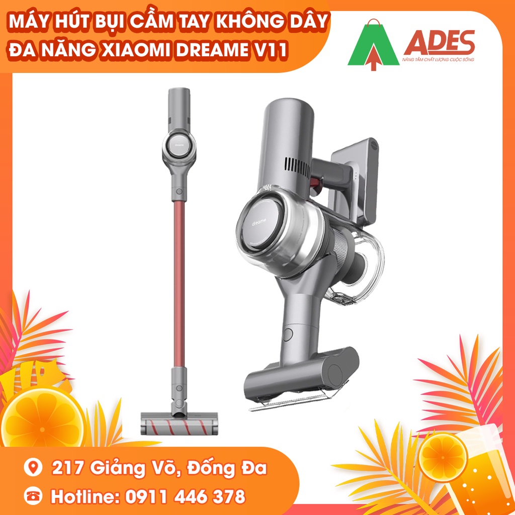 [Mã 44ELSALE1 giảm 5% đơn 3 Triệu] Máy Hút Bụi Cầm Tay Không Dây Đa Năng Xiaomi Dreame V11 - Bảo Hành Chính Hãng