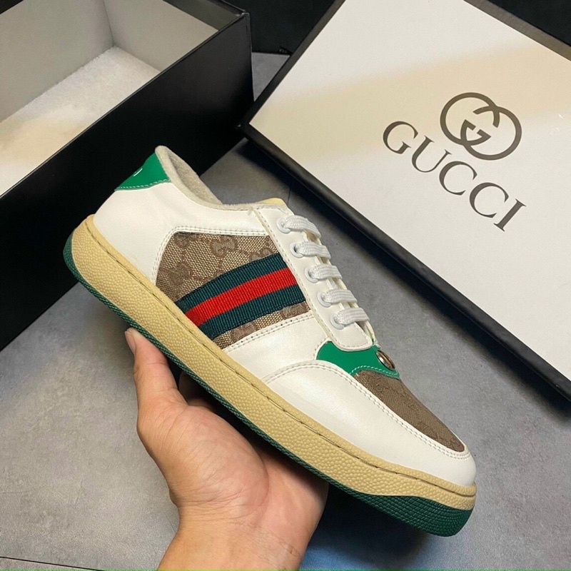 Giày snk thể thao gc nam nữ tăng chiều cao da lộn đế đúc cao su hàng Fullbox.