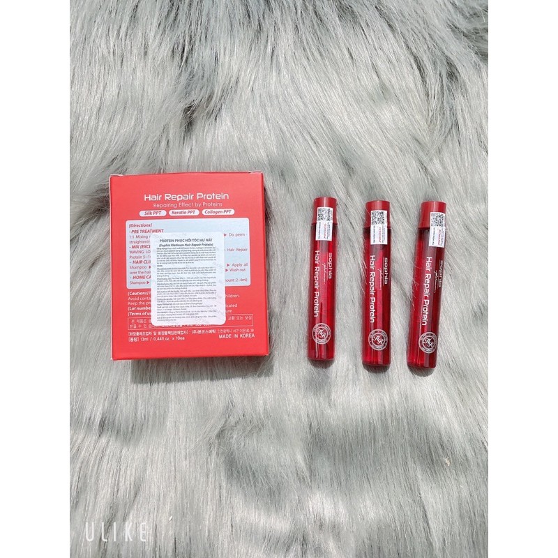 Combo huyết thanh dưỡng tóc Sophia Platinum 13ml/ống