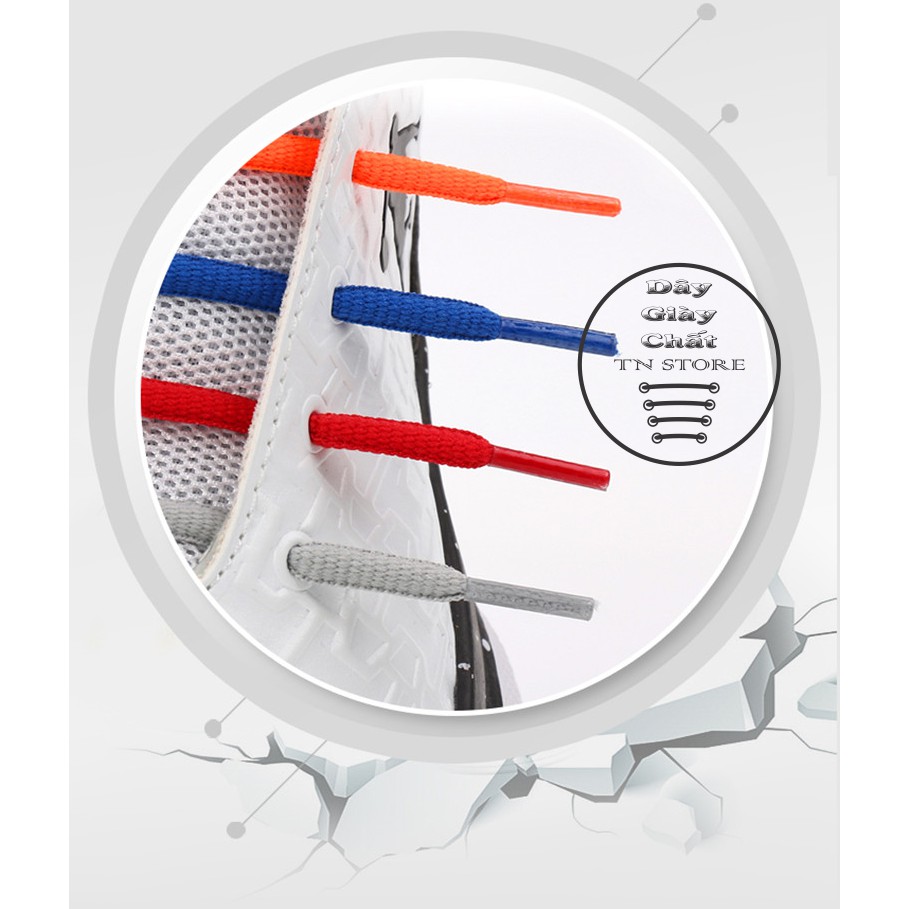 Dây giày tròn to 5mm nhiều màu  dài 120cm 140cm thể thao sneaker nam nữ