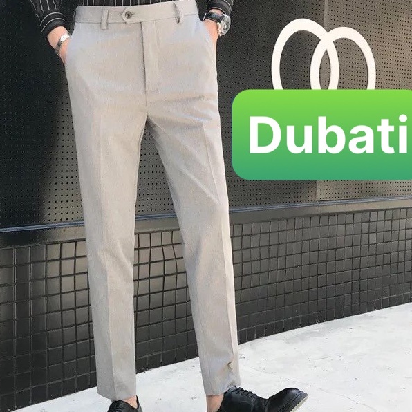 QUẦN NAM TÂY ÂU CÔNG SỞ ỐNG CÔN PHONG CÁCH NAM TÍNH ĐẲNG CẤP- DUBATI FASHION
