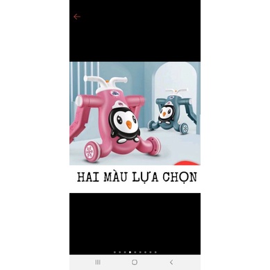XE TẬP ĐI , CHÒI CHÂN , XE TRƯỢT ĐA NĂNG PHÁT NHẠC 3IN1 CHIM CÁNH CỤT CAO CẤP