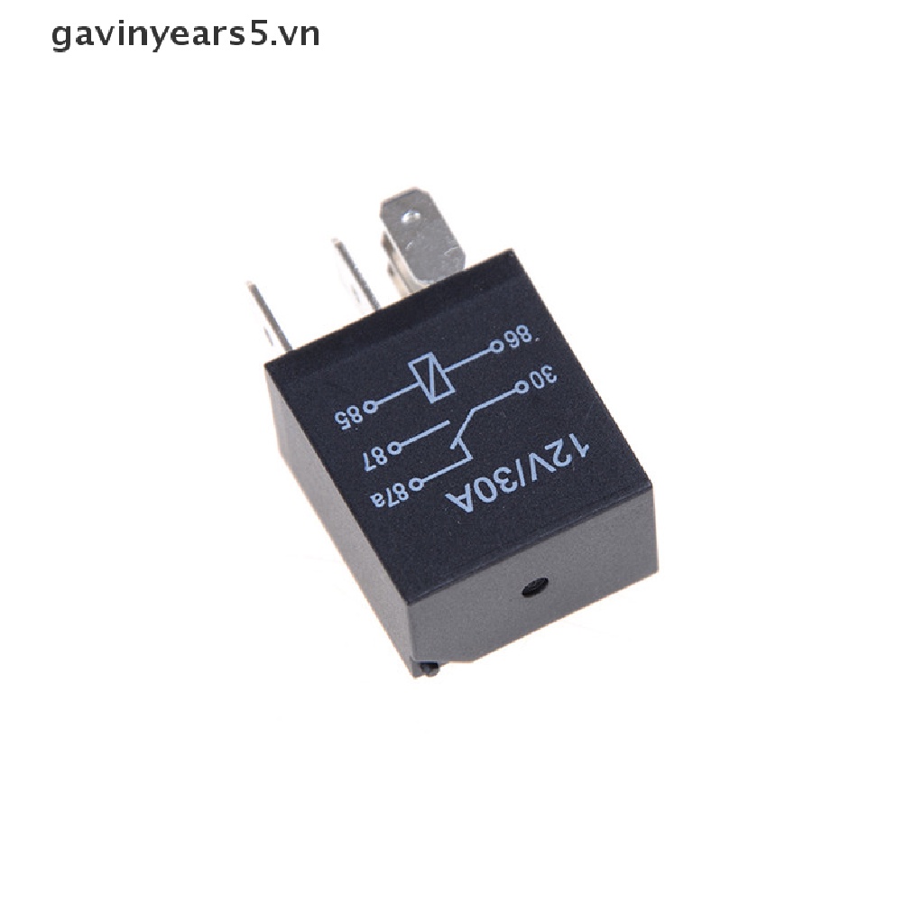 Rơ Le Thay Đổi Tự Động DC 12V 5 Pins 30A Cho Xe Hơi Xe Đạp
