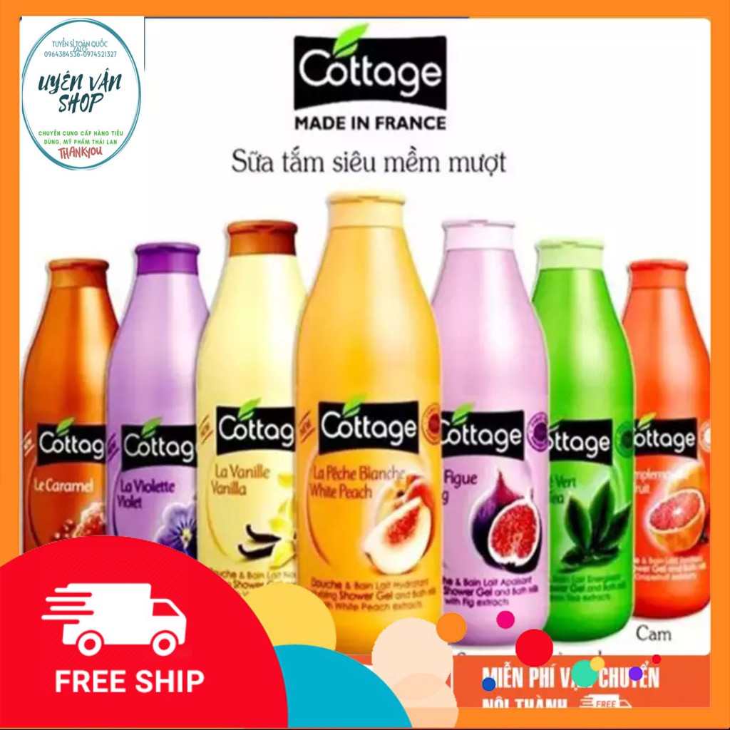 Sữa tắm COTAGE 750ml Pháp