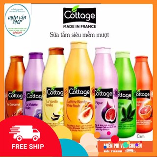 Sữa tắm cotage 750ml pháp