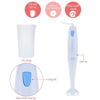 [RẺ VÔ ĐỊCH]Máy Xay Sinh Tố Cầm Tay DAEWOO DEB - JZ150