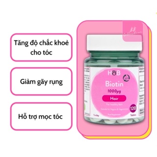 VIÊN UỐNG MỌC TÓC BIOTIN 1000mg