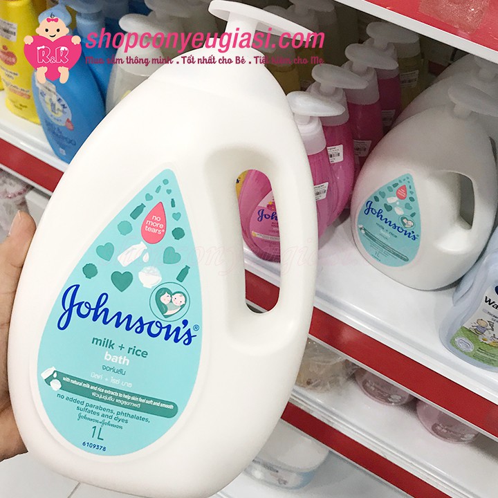 Sữa Tắm Johnson's Chứa Sữa+Gạo / Sữa+Yến Mạch 1000ml