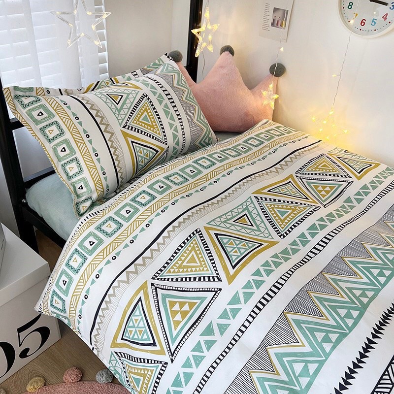 Bộ cotton poly hàn quốc Bo Decor 4 món đủ kích thước