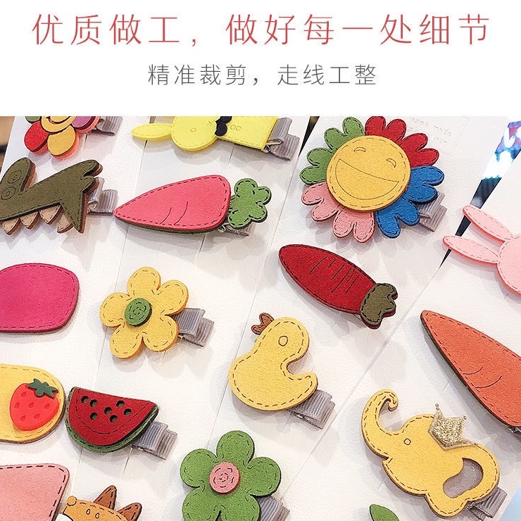 Kẹp Tóc Hình Chú Vịt Vàng Nhỏ Xinh Đáng Yêu Cho Bé Gái