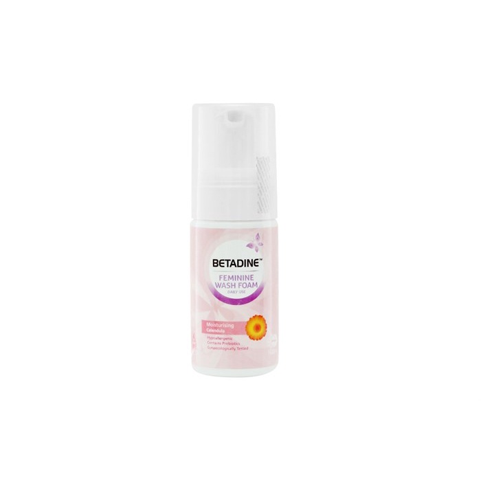 Bọt vệ sinh phụ nữ Betadine Moisturising Calendula kháng khuẩn 100ml