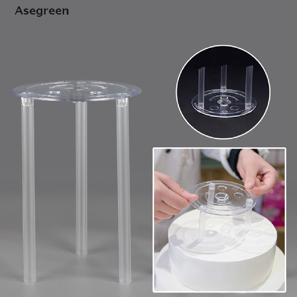 [Asegreen] Giá Đỡ Bánh Ngọt Hình Tròn Nhiều Tầng Bằng Rơm